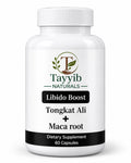 Tayyib Naturals Libido Boost with Tongkat Ali and Maca Root, 60 capsules